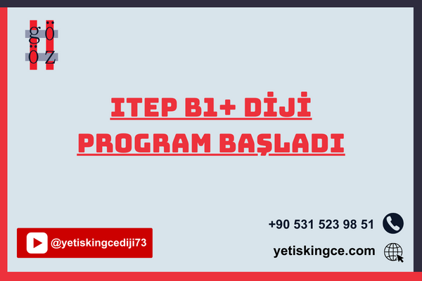 ıtep b1+ diji program başladı